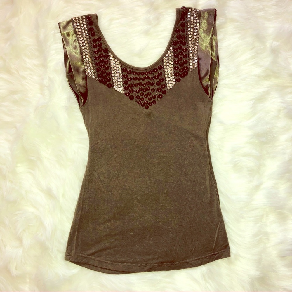Army green blouse